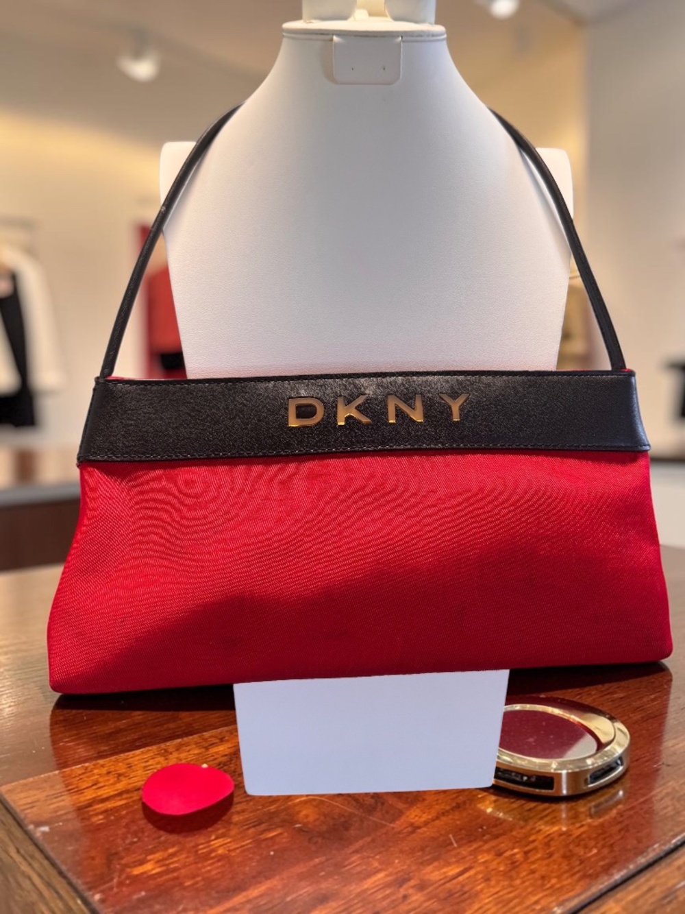 Vintage DKNY RED Shoulder Bag